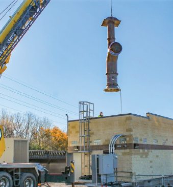 150 HP Cascade Axial Flow Pumps installation