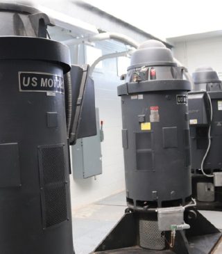axial flow pumps at stormwater pump station